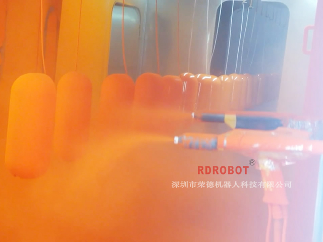 榨汁機(jī)上下往復(fù)自動(dòng)噴粉線(xiàn)